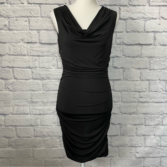 Reitmans Cowl Neck Sleeveless Body Con Dress Size Extra Small - Picture 2 of 9